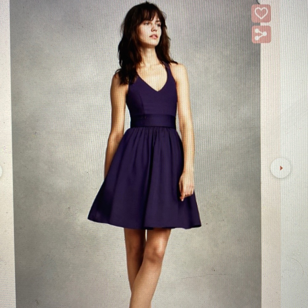 Vera Wang Navy Bridesmaid Dress
